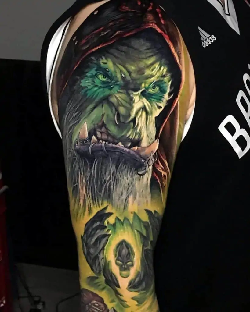 60+ WoW Tattoo Ideas - The Best World of Warcraft Tattoos 9