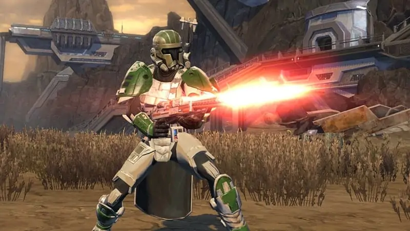 Swtor has a wide range of available blaster rifles and guns
