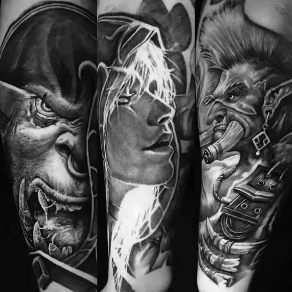 60+ WoW Tattoo Ideas - The Best World of Warcraft Tattoos 29