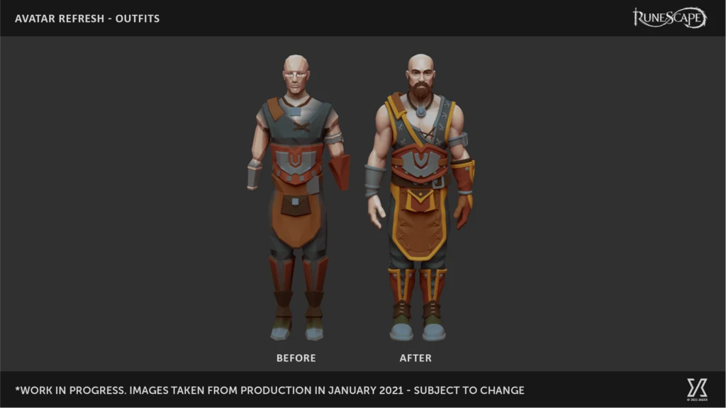 Get a Closer Look At The New Runescape Avatar Models 1