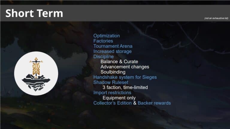 Crowfall Lays Out Their Short, Mid, And Long Term Road Map