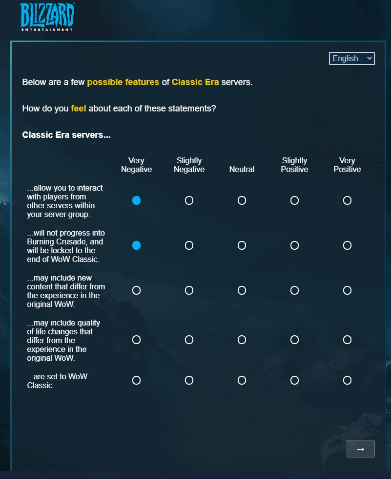Blizzard Sends Out Survey Related To The Future Of Classic WoW 2