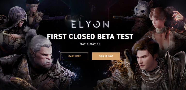 Elyon’s Western Closed Beta Starts May 6th – Reddit AMA April 14th