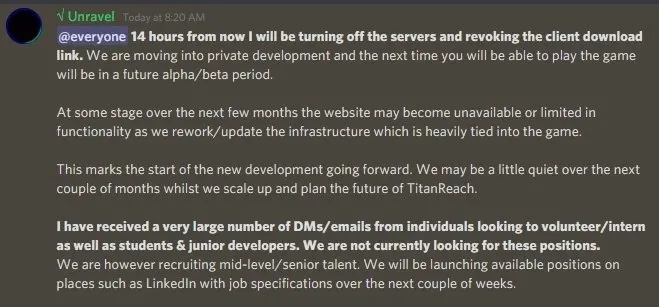 TitanReach Moves Into Private Development 1