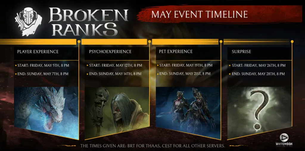 Get Ready for an Eventful May in Broken Ranks 1