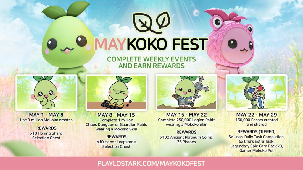 Lost Ark Announces Inaugural Maykoko Fest for the Month of May 1