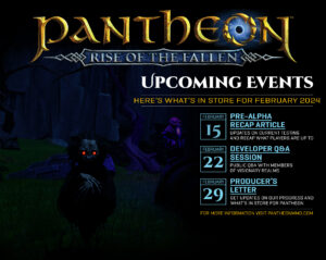 Pantheon: Rise of the Fallen Schedules Pre-Alpha Session for Alpha Pledges 37