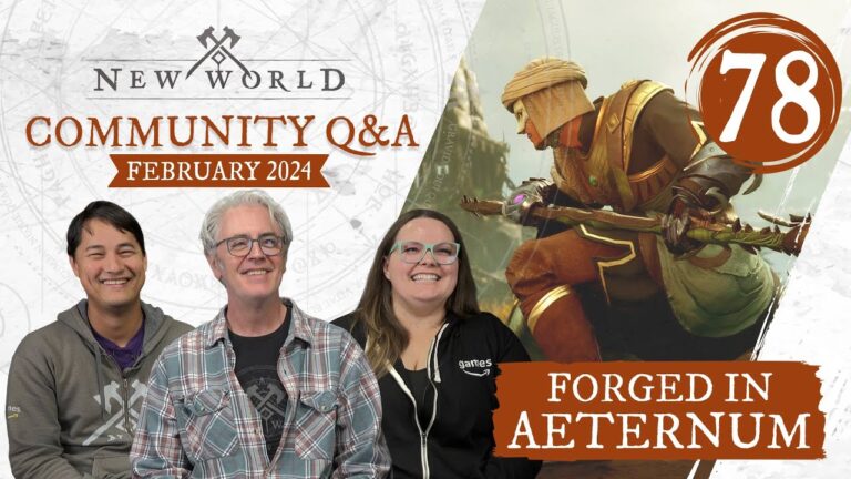 New World’s Latest Community Q&A Tackles Updates, Bugs, and Player Concerns