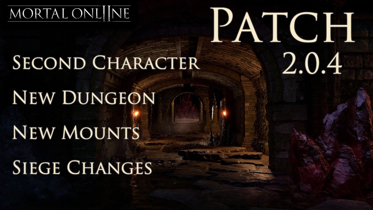 Mortal Online 2 Releases Patch 2.0.4: New Dungeons and Second Character Slot For All 6